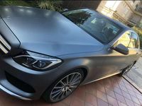 Usata Mercedes C350e Premium 211 CV (155 kW) 2018 Argento Berlina