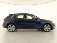 Usata Audi A3 Advanced Plus 150 CV (110 kW) 2021 Blu navarra metallizzato Berlina