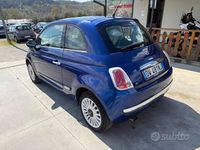 Usata Fiat 500 Lounge 69 CV (50 kW) 2009 Blu Cabrio