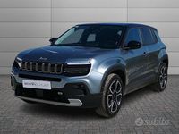 Usata Jeep Avenger Summit 101 CV (74 kW) 2024 Grigio SUV