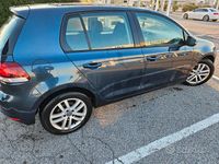 Usata VW Golf VI 102 CV (75 kW) 2010 Blu Utilitaria