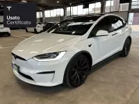 Usata Tesla Model X Plaid 750 kW (1020 CV) 2023 Pearl white multicoat SUV