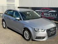 Usata Audi A3 Attraction 110 CV (80 kW) 2015 Grigio Berlina