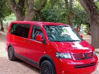 Usata VW Caravelle 131 CV (96 kW) 2006 Rosso Furgone