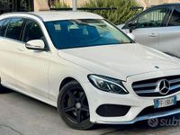 Usata Mercedes C250 AMG 204 CV (150 kW) 2016 Bianco Station wagon