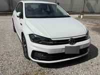 Usata VW Polo R-line 95 CV (69 kW) 2019 Bianco Utilitaria