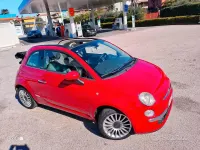 Usata Fiat 500C 69 CV (50 kW) 2011 Rosso Cabrio