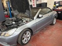 Usata Mercedes E200 Avantgarde 184 CV (135 kW) 2013 Argento Cabrio