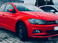 Usata VW Polo 95 CV (69 kW) 2019 Rosso Utilitaria