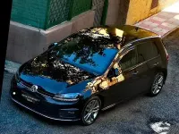 Usata VW Golf VII R-line 110 CV (80 kW) 2016 Nero Berlina