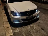 Usata Mercedes C200 Elegance 136 CV (100 kW) 2012 Bianco Berlina
