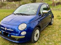 Usata Fiat 500 Lounge 75 CV (55 kW) 2010 Blu Utilitaria