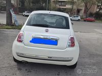Usata Fiat 500 Lounge 95 CV (69 kW) 2011 Bianco Utilitaria