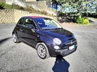 Usata Fiat 500 Lounge 69 CV (50 kW) 2015 Viola Cabrio