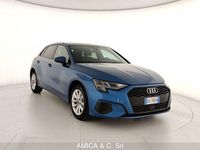 Usata Audi A3 Sportback Business 150 CV (110 kW) 2021 Blu Utilitaria