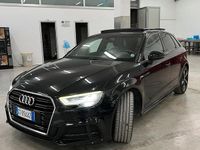 Usata Audi A3 S-Line 116 CV (85 kW) 2017 Nero Berlina