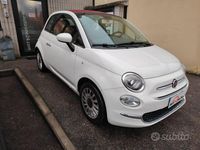 Usata Fiat 500C Lounge 69 CV (50 kW) 2016 Bianco gelato metallizzato Cabrio