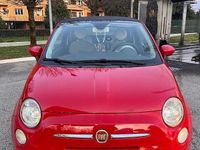 Usata Fiat 500C 69 CV (50 kW) 2011 Rosso Cabrio