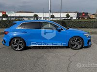 Usata Audi A3 Sportback S-Line 150 CV (110 kW) 2021 Blu Utilitaria
