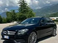 Usata Mercedes C200 136 CV (100 kW) 2015 Nero Station wagon