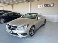 Usata Mercedes E220 Premium 170 CV (125 kW) 2016 Grigio Cabrio