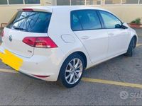 Usata VW Golf VII 140 CV (102 kW) 2014 Bianco Berlina