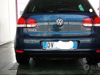 Usata VW Golf VI 110 CV (80 kW) 2009 Blu Utilitaria
