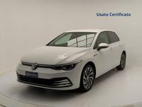 Usata VW Golf VIII Style 150 CV (110 kW) 2022 Bianco Utilitaria