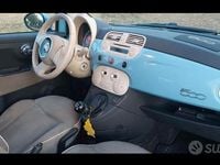 Usata Fiat 500 Pop 86 CV (63 kW) 2010 Blu Utilitaria