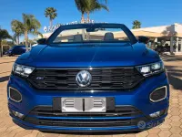 Usata VW T-Roc Cabriolet R-line 150 CV (110 kW) 2020 Blu Cabrio