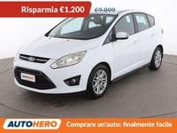Usata Ford C-MAX Titanium 116 CV (85 kW) 2015 Bianco Monovolume