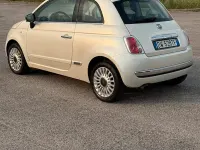 Usata Fiat 500 69 CV (50 kW) 2009 Bianco Cabrio