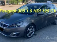 Usata Peugeot 308 GT-line 120 CV (88 kW) 2017 Grigio Berlina