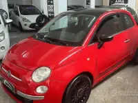 Usata Fiat 500 Lounge 69 CV (50 kW) 2011 Rosso Berlina