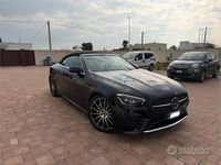 Usata Mercedes E220 Premium 194 CV (142 kW) 2021 Nero Cabrio