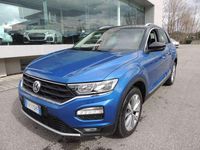 Usata VW T-Roc Style 116 CV (85 kW) 2019 Blu/azzurro SUV