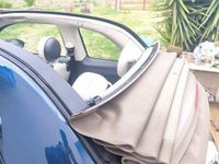 Usata Fiat 500C Lounge 95 CV (69 kW) 2017 Blu Cabrio