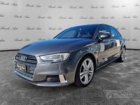 Usata Audi A3 S-Line 150 CV (110 kW) 2017 Grigio Berlina