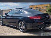 Usata Mercedes C220 Premium Plus 170 CV (125 kW) 2017 Nero Coupé