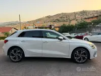 Usata Audi A3 S-Line 150 CV (110 kW) 2021 Bianco Berlina