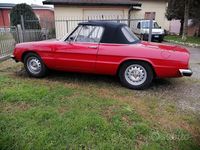 Usata Alfa Romeo Spider 1970 Rosso Cabrio