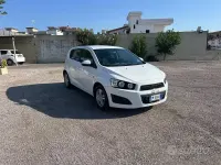 Usata Chevrolet Aveo LT 75 CV (55 kW) 2012 Bianco Berlina