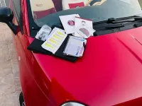 Usata Fiat 500 69 CV (50 kW) 2013 Rosso Cabrio