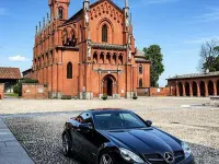 Usata Mercedes SLK200 AMG 184 CV (135 kW) 2009 Nero Cabrio