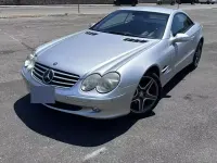 Usata Mercedes SL500 306 CV (225 kW) 2005 Grigio Cabrio