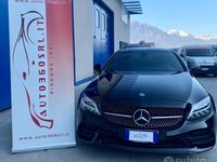 Usata Mercedes C200 AMG line 160 CV (117 kW) 2019 Nero metallizzato Coupé