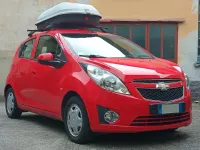 Usata Chevrolet Spark LS 68 CV (50 kW) 2011 Rosso Utilitaria