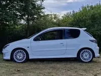 Usata Peugeot 206 109 CV (80 kW) 2001 Bianco Berlina