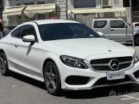 Usata Mercedes C220 Premium 170 CV (125 kW) 2017 Bianco Coupé