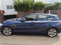 Usata BMW 116 Sport Line 116 CV (85 kW) 2017 Blu Utilitaria